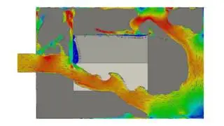 LS-DYNA CFD: Flow through multi-highly-anisotropic media (RTM problem)