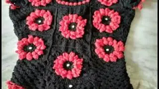 Crochet Design tops with long full circle skirt