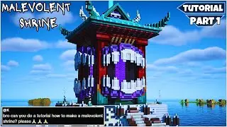 Minecraft Portal & Beacon: Malevolent Shrine Tutorial [Part 1] (Easy & Epic Build)