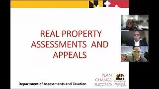 Maryland Property Tax Assessments & Appeals 101 webinar with SDAT & Delegate Al Carr
