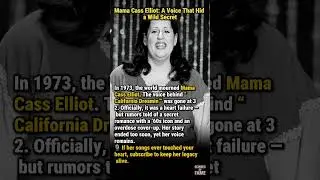 Mama Cass Elliot: A Voice That Hid a Wild Secret