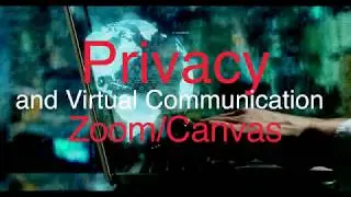 Privacy and Virtual Communication: Zoom, Canvas