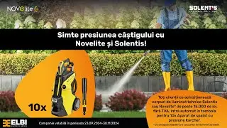 Simte presiunea c&acirc;știgului cu Novelite și Solentis - Extragere tombola clienti Elbi Electric