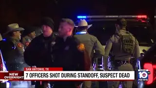 7 police officers shot in San Antonio