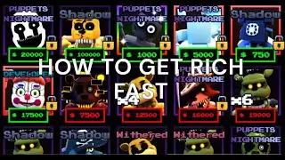КАК БЫСТРО РАЗБОГАТЕТЬ В FNAF TD БЕЗ РОБАКСОВ!!!!