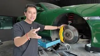 Porsche 911 Turbo  ทำสีคาลิปเปอร์เบรค คู่หน้า + คู่หลัง