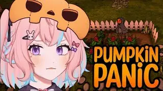 【PUMPKIN PANIC】this is a relaxing farm game right!?【yomicham】