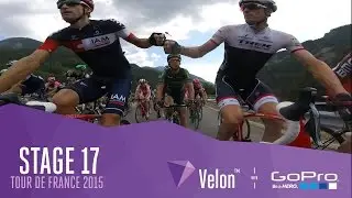 Tour de France Stage 17 - On Bike Highlights