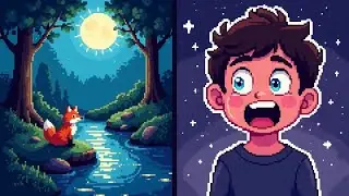 The Dreaming Fox &The Silver Stream | Magical Bedtime Story for Kids | Night Adventure & Imagination