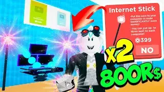 I HAVE A CHEATER PC! 800 ROBUX GIFT FOR A MEGA YOUTUBER! ROBLOX YouTube Simulator