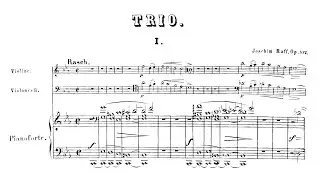 Joachim Raff – Piano Trio No.1, in C minor