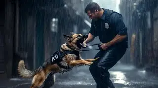 K9 POLICIAL atacou o próprio PARCEIRO policial sem saber que estava SALVANDO sua vida