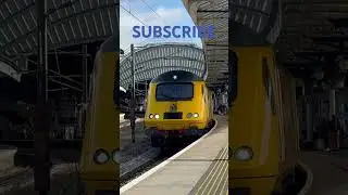 3 car NMT leaving York station #railway #trainspotting #train #networkrail #NMT #York #class43 #3car