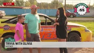 Zip Trip Gaffney: Trivia with Olivia Peach Festival Vice Chairman Brett Clary and his daughter LB