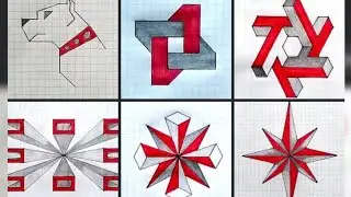 Dibujos en 3D fáciles y sencillos de hacer #3d 