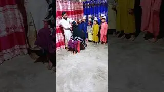 The man is showing magic game to all the students.