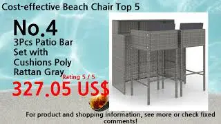 Dec. 2024 Best Budget Beach Chair Ranking