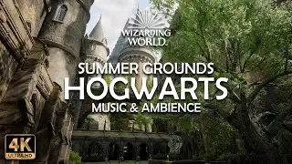 Summer Grounds at Hogwarts | 4K Cinematic Harry Potter Music & Ambience
