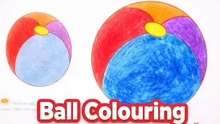 Ball Colouring for Kids 🎨 | Learn Colours with Fun | Kids Drawing & Colouring#ballcolors 