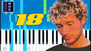 Jeremy Zucker - 18 - Piano Tutorial