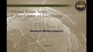 Network Modernization through the Lens of ESB-E (TCM N&S and CIO/G6)