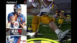 Playing NCAA Football 08 in 2021! Crazy Ending! (PS2)