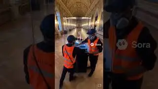 Robbery at the Louvre:caught on hidden camera