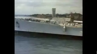 HMS Vanguard run aground on way to breakers 1960