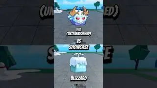 Yeti vs Blizzard Showcase #dispecs #roblox #bloxfruit #bloxfruits