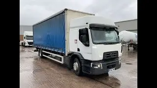 2017 Renault D 18 Tonne Curtain-sided Rigid - Tail Lift (BX66 FWW) (4543/7)