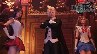 Sailor Moon Skin Mods Showcase - Final Fantasy VII Remake Integrade PC Gameplay