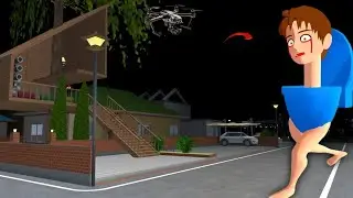 Mio P@nicked After CCTV Recorded Yuta SKIBIDI TOILET infront of School 😱| SAKURA School Simulator
