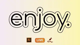 Come aggiungere un tratto di contorno al testo e scriverci con Illustrator