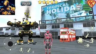 Super Crime Steel War Hero Iron Flying Mech Robot #30 Android GamePlay