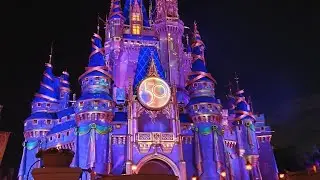 Disney Enchantment Show 2023 | Walt Disney World 50th Anniversary | Front of the Castle 🏰 | Vertical