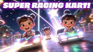 Super Racing Kart!  🏎️ | Sonic boom cracks through the air, Drifting hard without a care! 🏁
