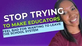 Teachers: Don't Let People Make You Feel Bad For Wanting To Try New Things