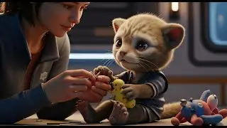 Alien cub hid its shattered toy&mdash;until a human quietly fixed it and left without a word