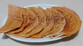 Chocolate Breakfast Simple But Tasty Recipe। kue leker teflon renyah takaran। Snacks Recipe/Crepes