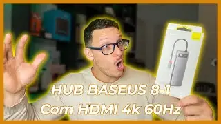 Transforme seu IPHONE 15 em um COMPUTADOR com esse HUB da Baseus!
