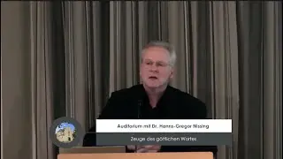 Auditorium am 30. September mit Dr. Hanns-Gregor Nissing