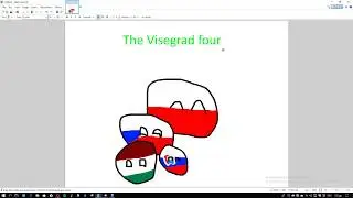 Countryballs art, The Visegrad four