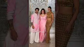 Nupur Sanon & Stebin & Kriti Sanon 🥰❤️ Attends Manish Malhotra Diwali Party #shorts