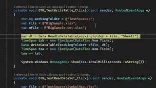 Write huge  DataTable Structure into Excel File in C#