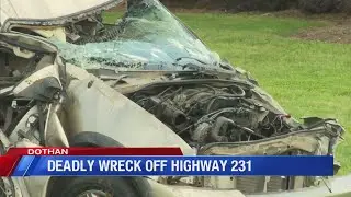 Deadly wreck off highway 231
