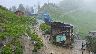 Best Life in the Nepali Himalayan Village During the Rainy Season | All Season Compilation Video ||