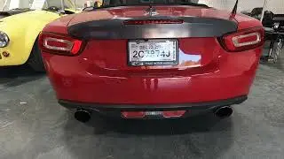 2017 Fiat 124 Spider Lusso cold start