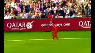 Two incredible catches from Steven Croft and Stephen Parry