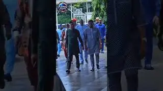 Sim Fubara Governor of Rivers seen in Wike's Port Harcourt residence after attending burial together