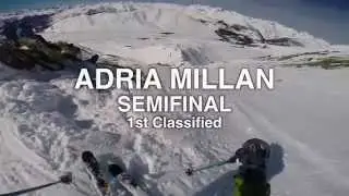 Freeride Val d'Aran 2015 3rd Place ski ADRIA MILLAN